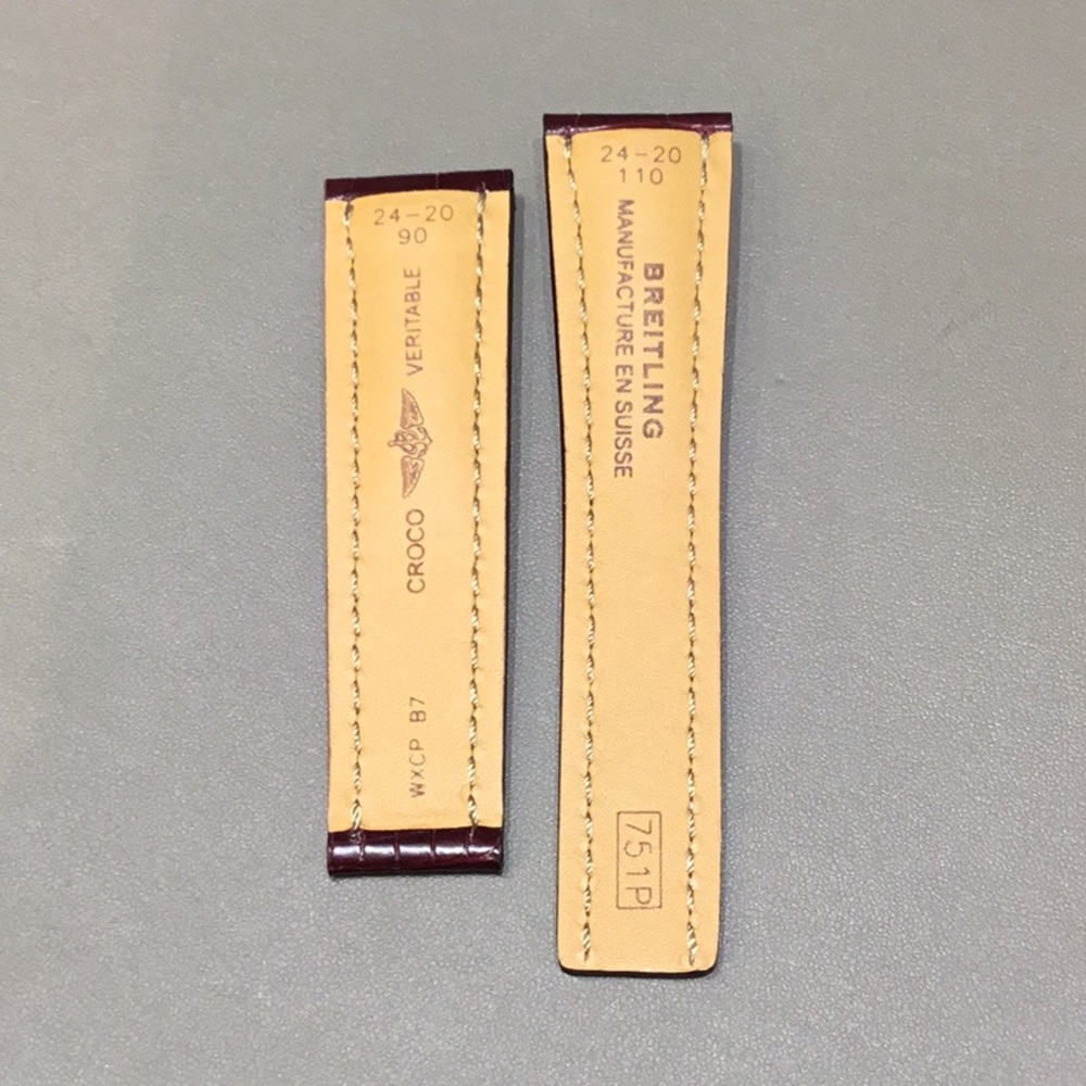 Breitling Croco Strap Insert - Picture 3 of 3